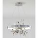 Canada LED 24 inch Chrome Chandelier Ceiling Light